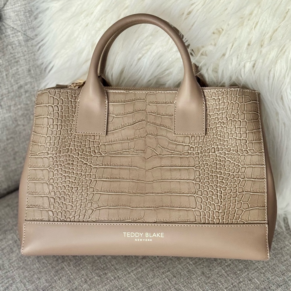 Teddy Blake Bella Croco Duo 12” Light Beige